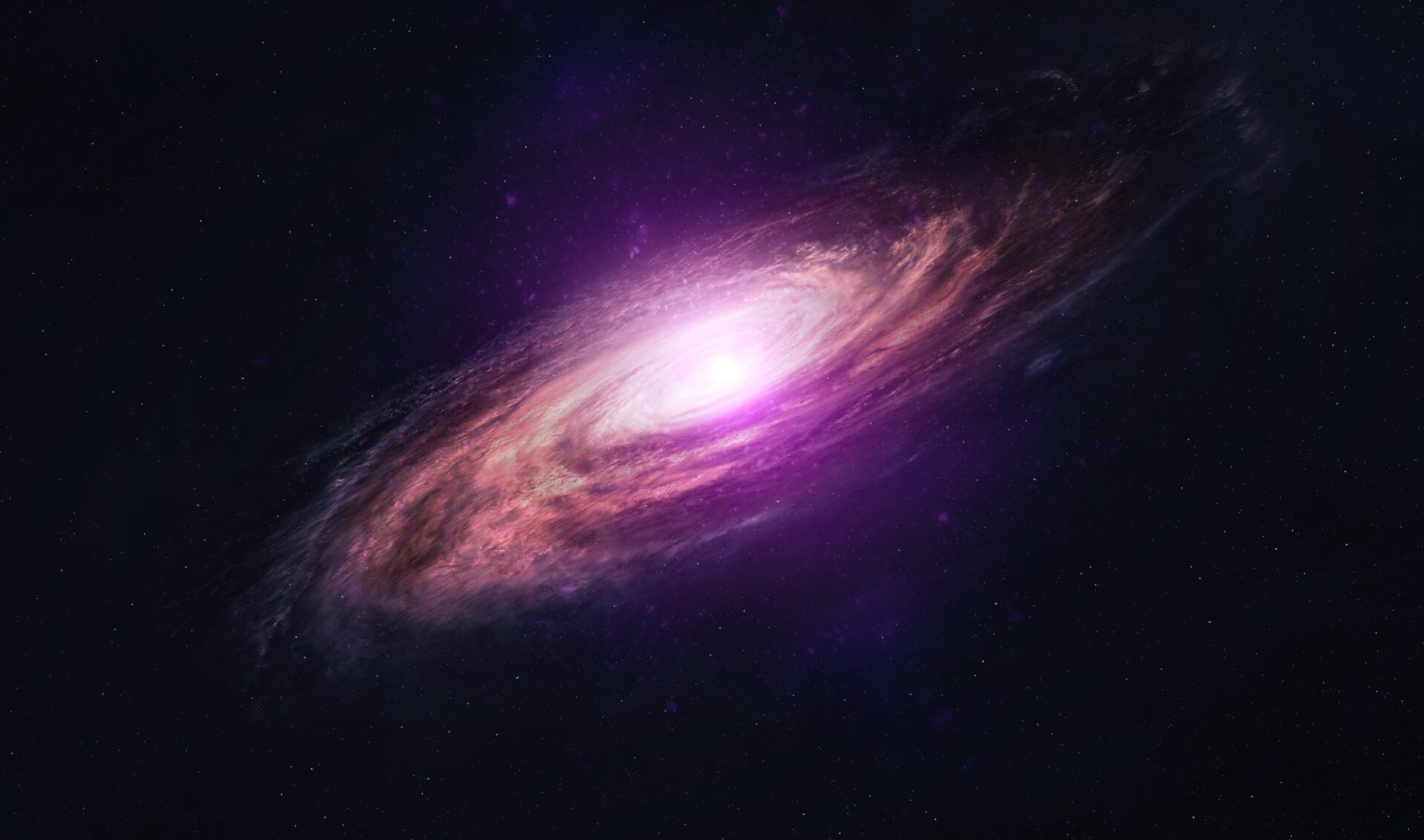 Un megamaser se forma cuando chocan dos galaxias.